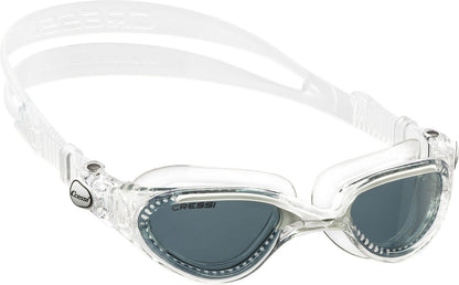 Cressi  Flash Clear White Tinted Swimming Goggles 2021 - One Size - Front