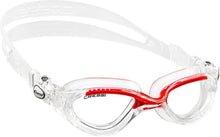 Cressi Flash Goggles - Clear/Red  - Full View