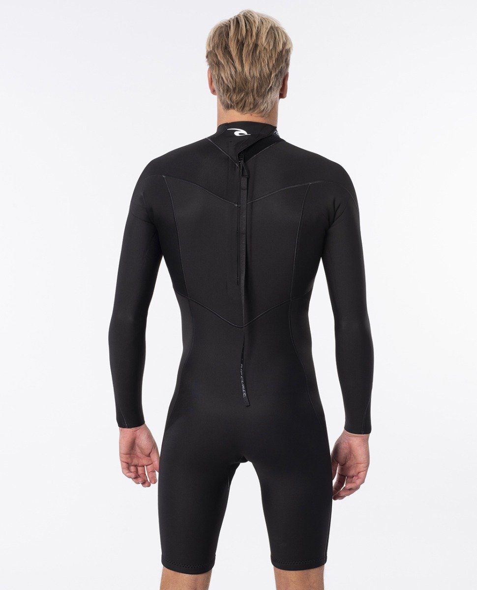 Rip Curl Dawn Patrol Long Arm Mens Shorty Wetsuit back