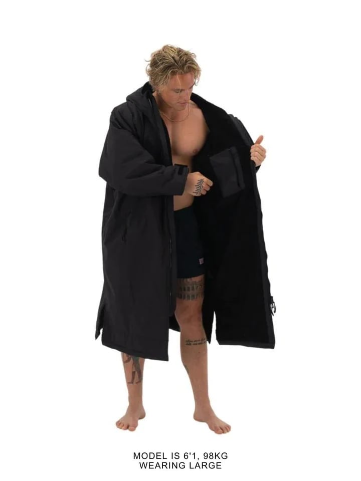 Beachbum Brobe Changing Robe - Charcoal