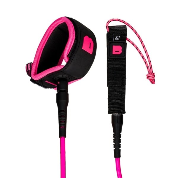 Bulldog Session Ankle Leash in Black/Magenta