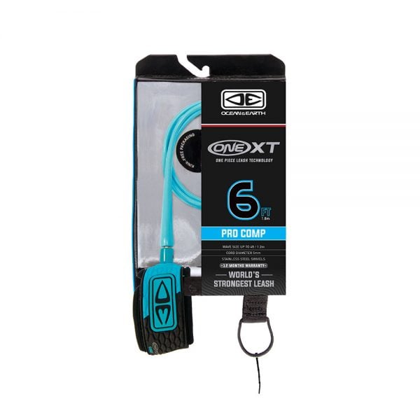 Ocean & Earth Premium OneXT 6ft Pro Comp Leash