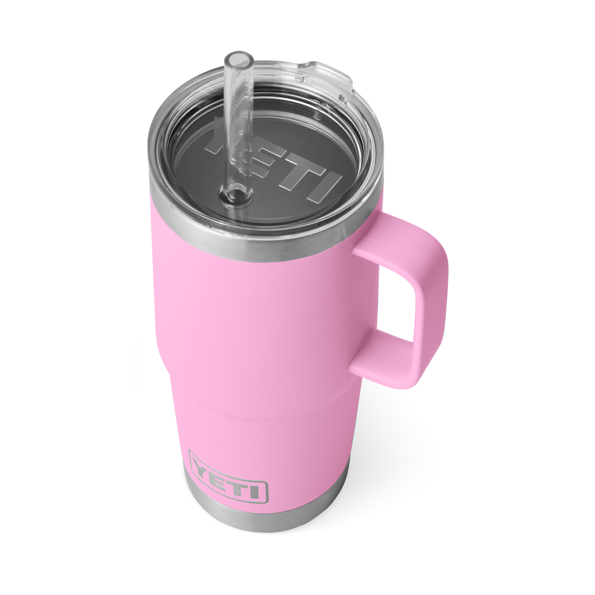 Yeti Rambler 25oz Straw Mug with Straw Lid - Power Pink