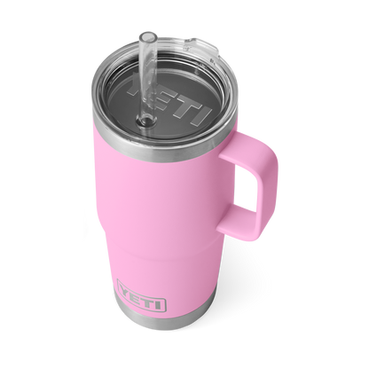 Yeti Rambler 25oz Straw Mug with Straw Lid - Power Pink