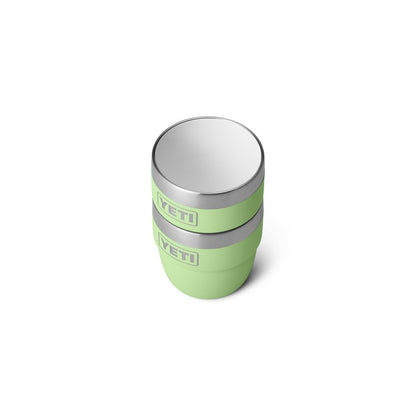 Yeti Rambler 4oz Stackable Espresso Cups - Key Lime