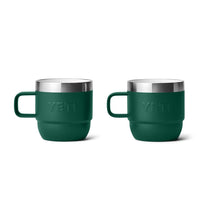 Yeti 6oz Insulated Espresso Mugs 2 Pk - Black Forest Green
