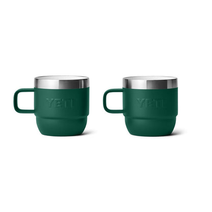 Yeti 6oz Insulated Espresso Mugs 2 Pk - Black Forest Green