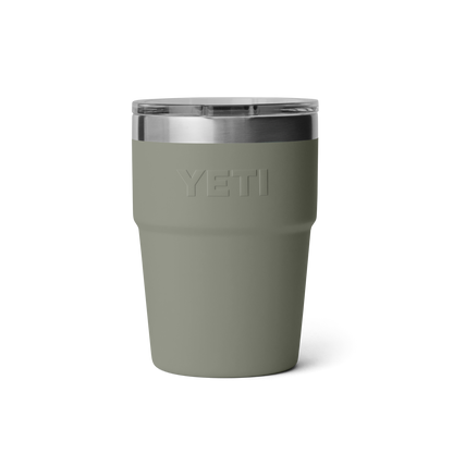 Yeti Rambler 16 oz Stackable Cup With Magslider Lid - Pampa Light Green