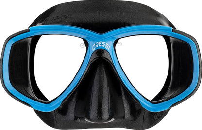 Cressi Perla + Mexico Mask and Snorkel Combo - Black/Blue