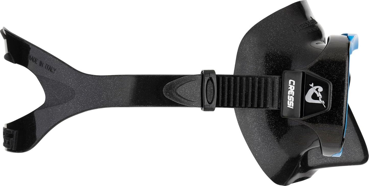 Cressi Perla + Mexico Mask and Snorkel Combo - Black/Blue