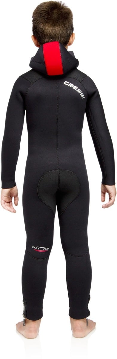 Cressi Junior Dive 5mm Monopiece Wetsuit 2021 - Black- Back