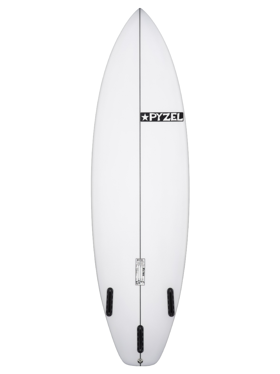 Pyzel Red Tiger High Performance Surfboard - White