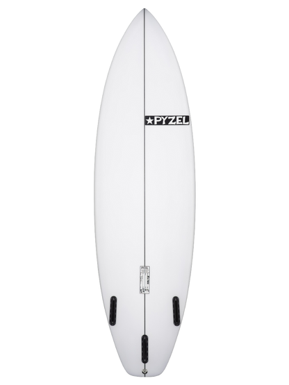 Pyzel Red Tiger High Performance Surfboard - White