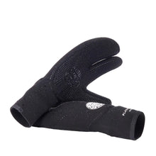 Rip Curl Flashbomb 5/3mm Three Finger Wetsuit Gloves - Black - Full View