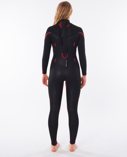 Rip Curl Dawn Patrol 3/2mm Junior Girls Wetsuit - Charcoal