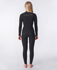 Rip Curl Women's Dawn Patrol Chest Zip 3/2mm Wetsuit - Black