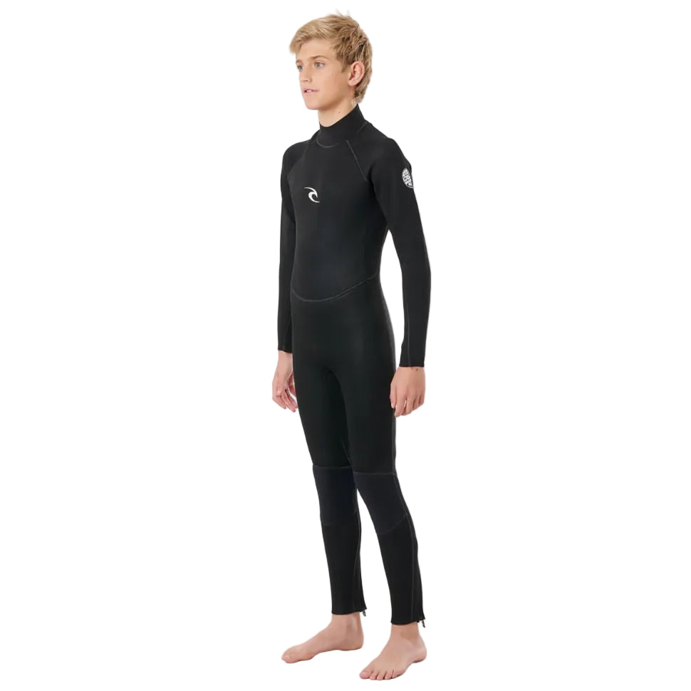 Rip Curl Freelite 3/2mm Back Zip Junior Wetsuit 2021 - Black - side