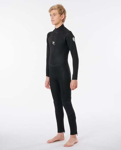 Rip Curl Freelite Grom 4/3mm Back Zip Wetsuit 2021 - Black