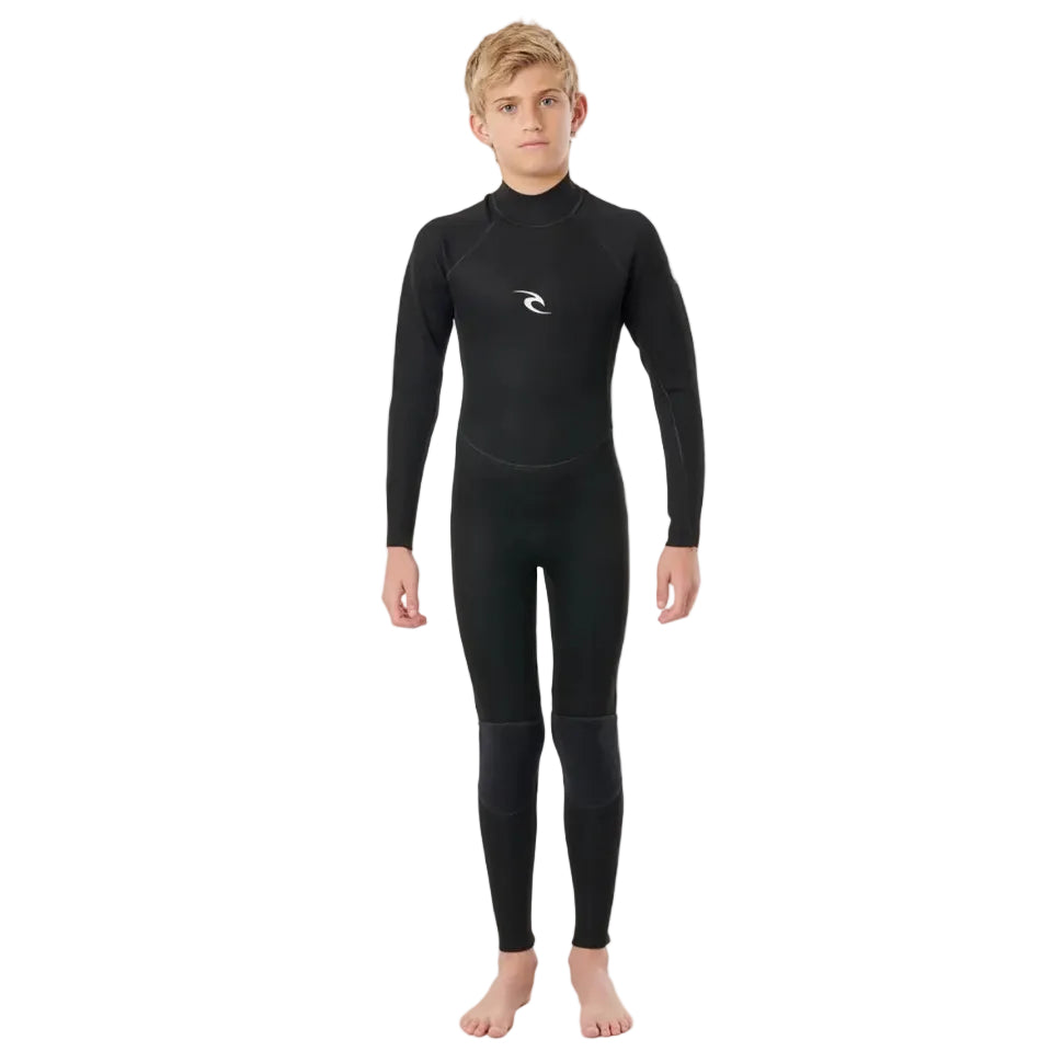 Rip Curl Freelite 3/2mm Back Zip Junior Wetsuit - Black