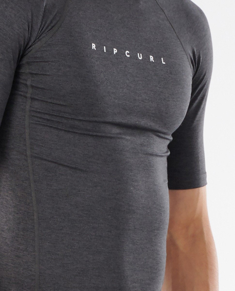 Rip Curl Dawn Patrol Short Sleeve rash vest logo