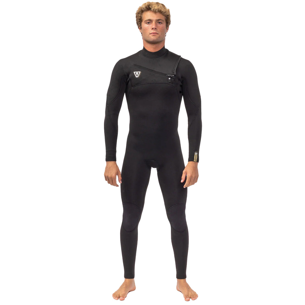 Vissla 7 Seas Comp 3/2mm Chest Zip Wetsuit - Black 2 - Buy online today