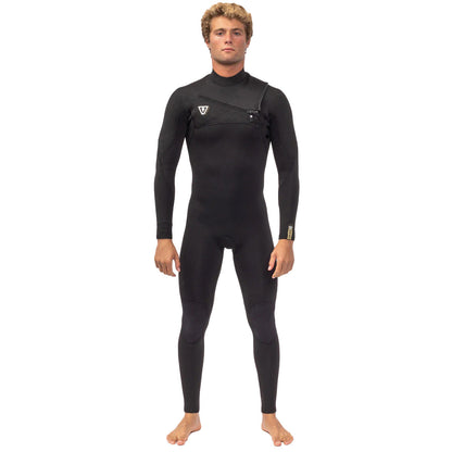 Vissla 7 Seas Comp 3/2mm Chest Zip Wetsuit - Black 2 - Buy online today