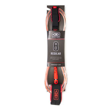 Ocean and Earth 8'0 Regular Moulded Leash in Coral