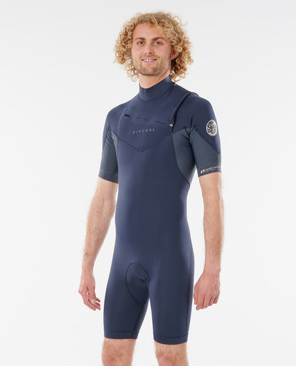 Rip Curl Mens Dawn Patrol 2.2mm Shorty Wetsuit 2021 - Slate - Side