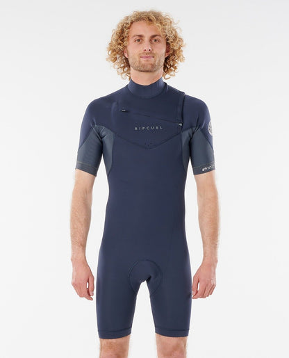 Rip Curl Mens Dawn Patrol 2.2mm Shorty Wetsuit 2021 - Slate - Front