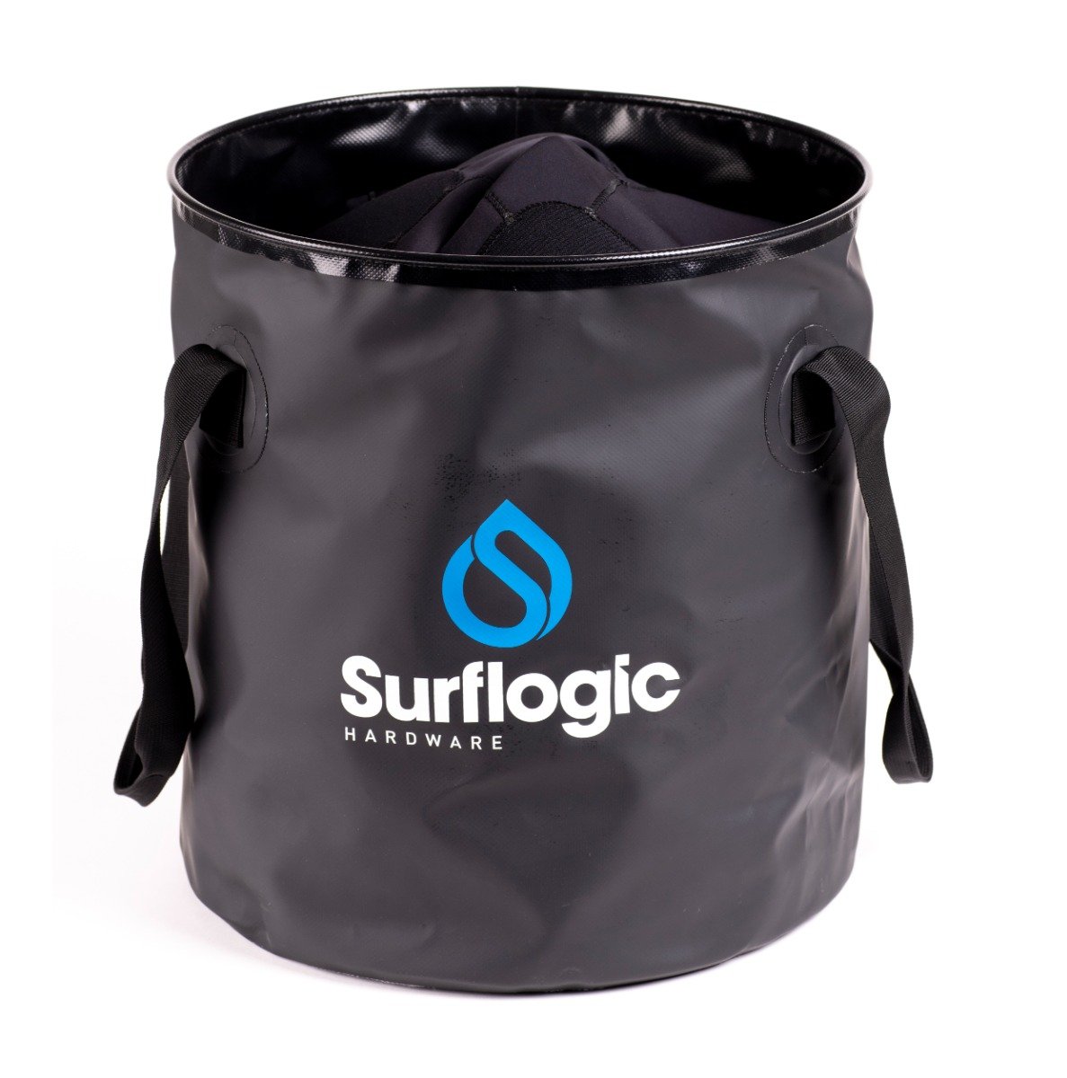 Surflogic Foldable Waterproof Bucket 50L in Black