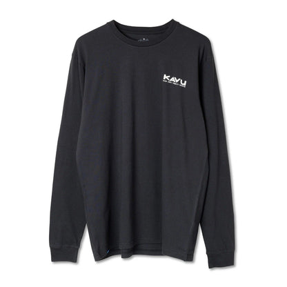 Kavu LS Etch Art Men's T-Shirt - Black