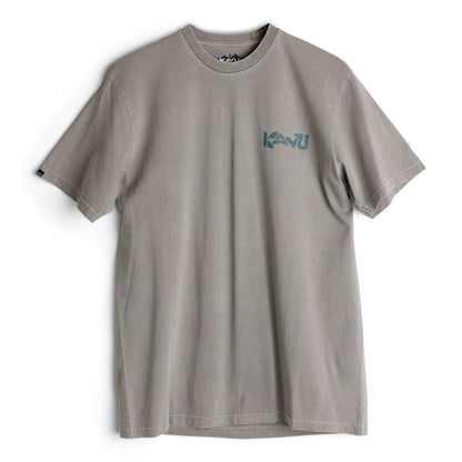Kavu Cubed Men's T-Shirt - Greige