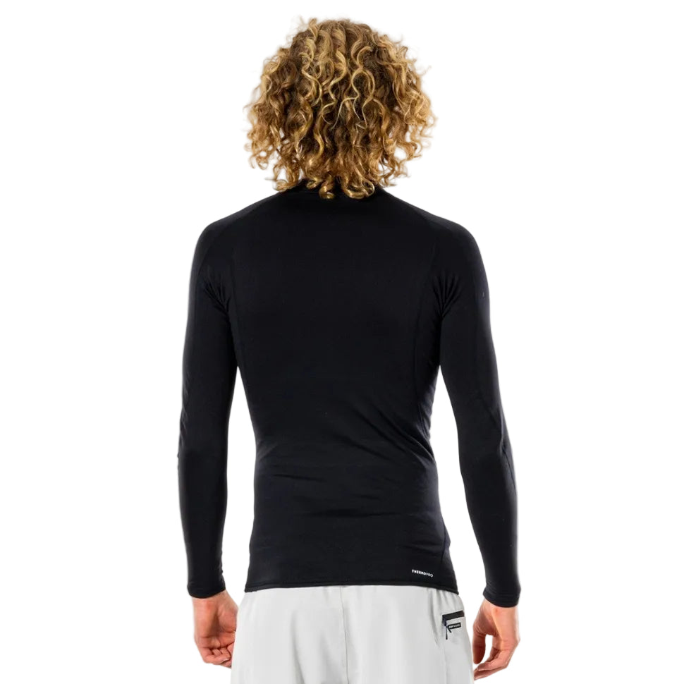 Rip Curl Thermopro Long Sleeve Thermal Rash Vest - Black