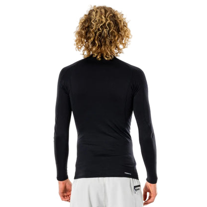 Rip Curl Thermopro Long Sleeve Thermal Rash Vest - Black