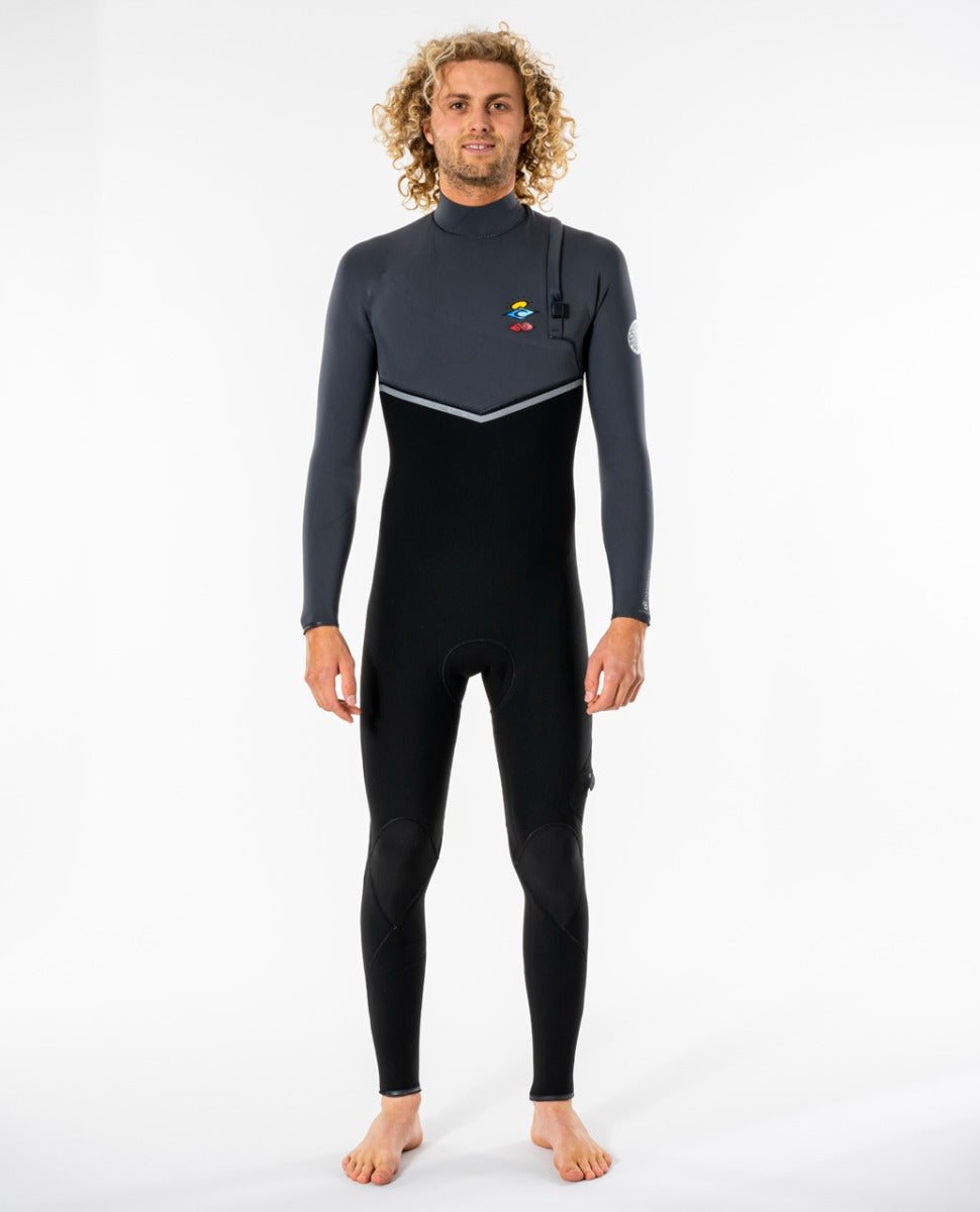 Rip Curl Flashbomb 4/3mm Mens Zip Free Wetsuit