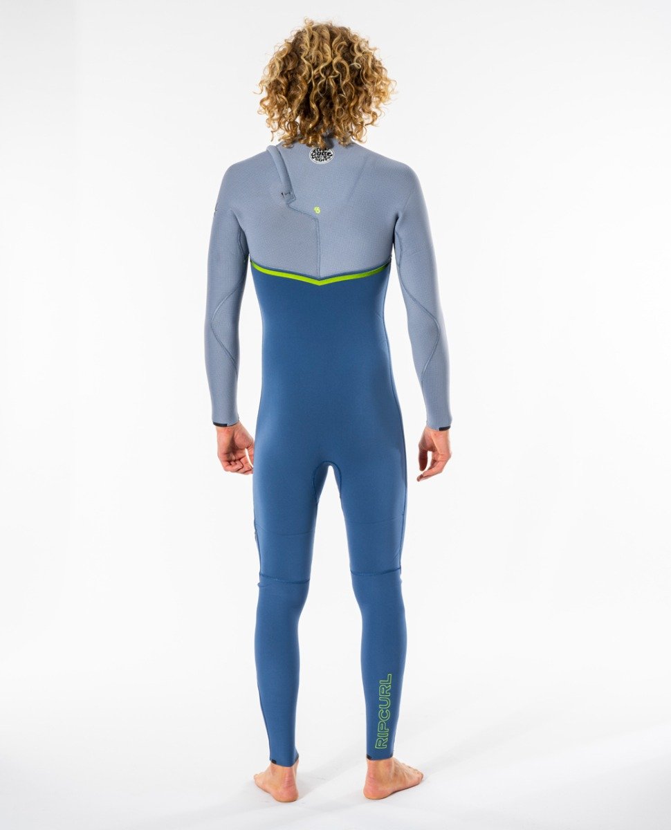 Rip Curl E-Bomb Zip Free 3/2mm Wetsuit 2023 - Blue Grey