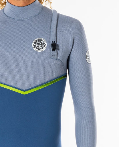 Rip Curl E-Bomb Zip Free 3/2mm Wetsuit 2023 - Blue Grey