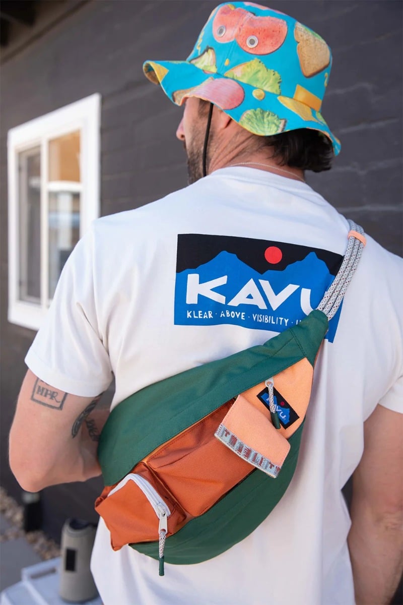Kavu Klear Above Etch Art Tee - Off White
