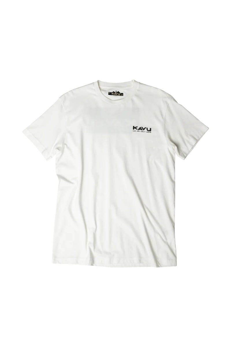Kavu Klear Above Etch Art Tee in Off-White