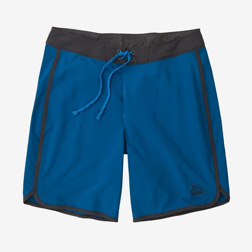 Patagonia Hydropeak Scallop 18" Mens Boardshorts - Endless Blue