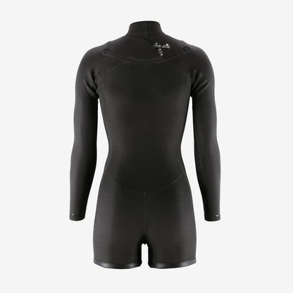 Patagonia R1 Lite Yulex 1mm Women's Front-Zip Long-Sleeved Spring Wetsuit 2024 - Black