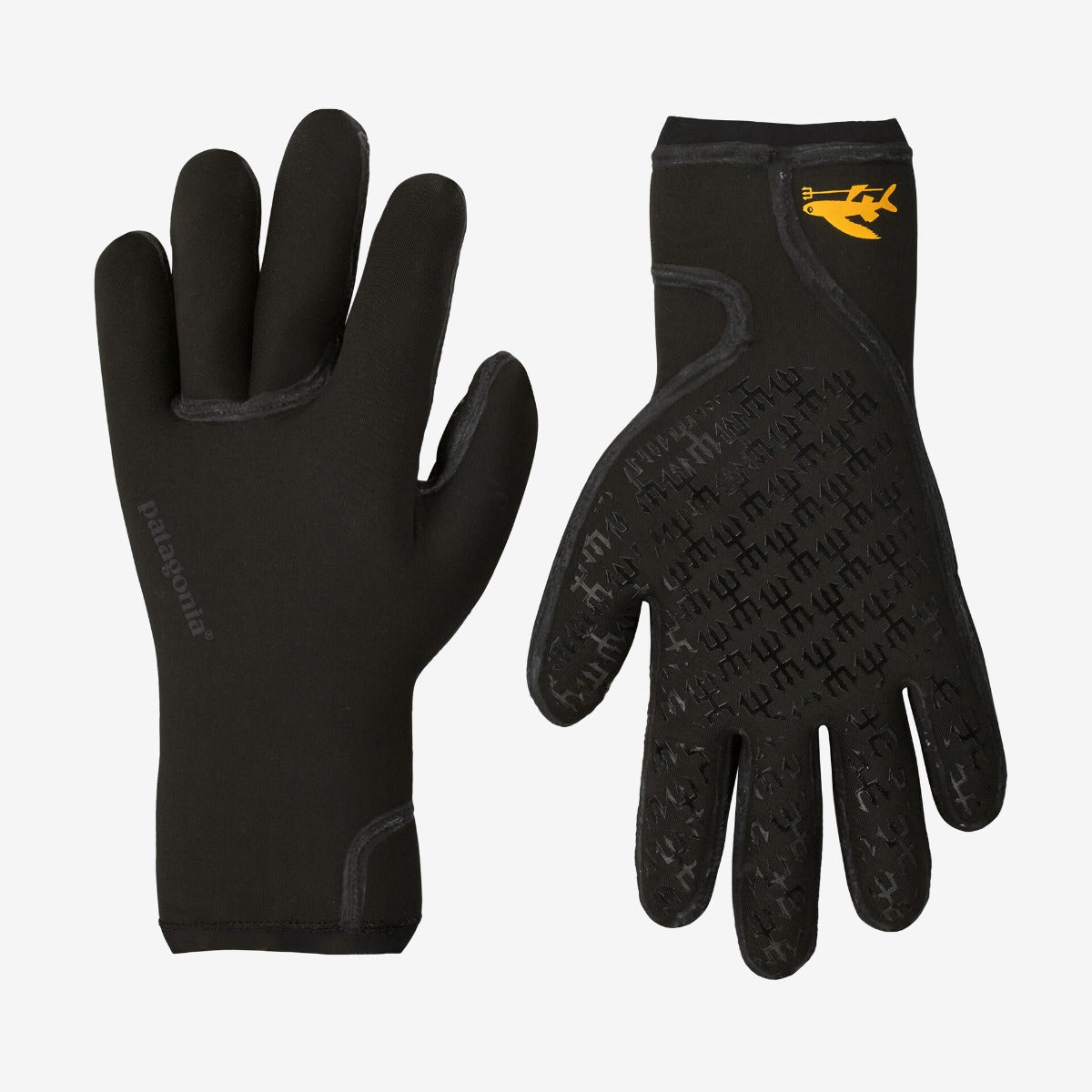 Patagonia R3 Yulex 5 Finger Wetsuit Gloves - Black