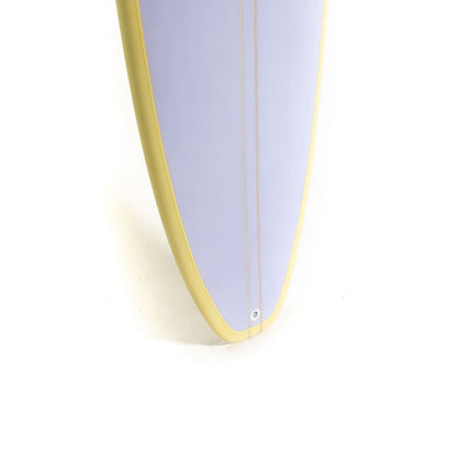 Indio Endurance Mid Length Surfboard - Cream Lilac
