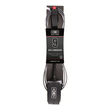 Ocean and Earth 9" Longboard and SUP Leash - Black - Full View