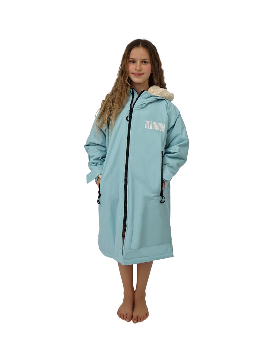 Beachbum Brobe Kids Changing Robe in Air Blue