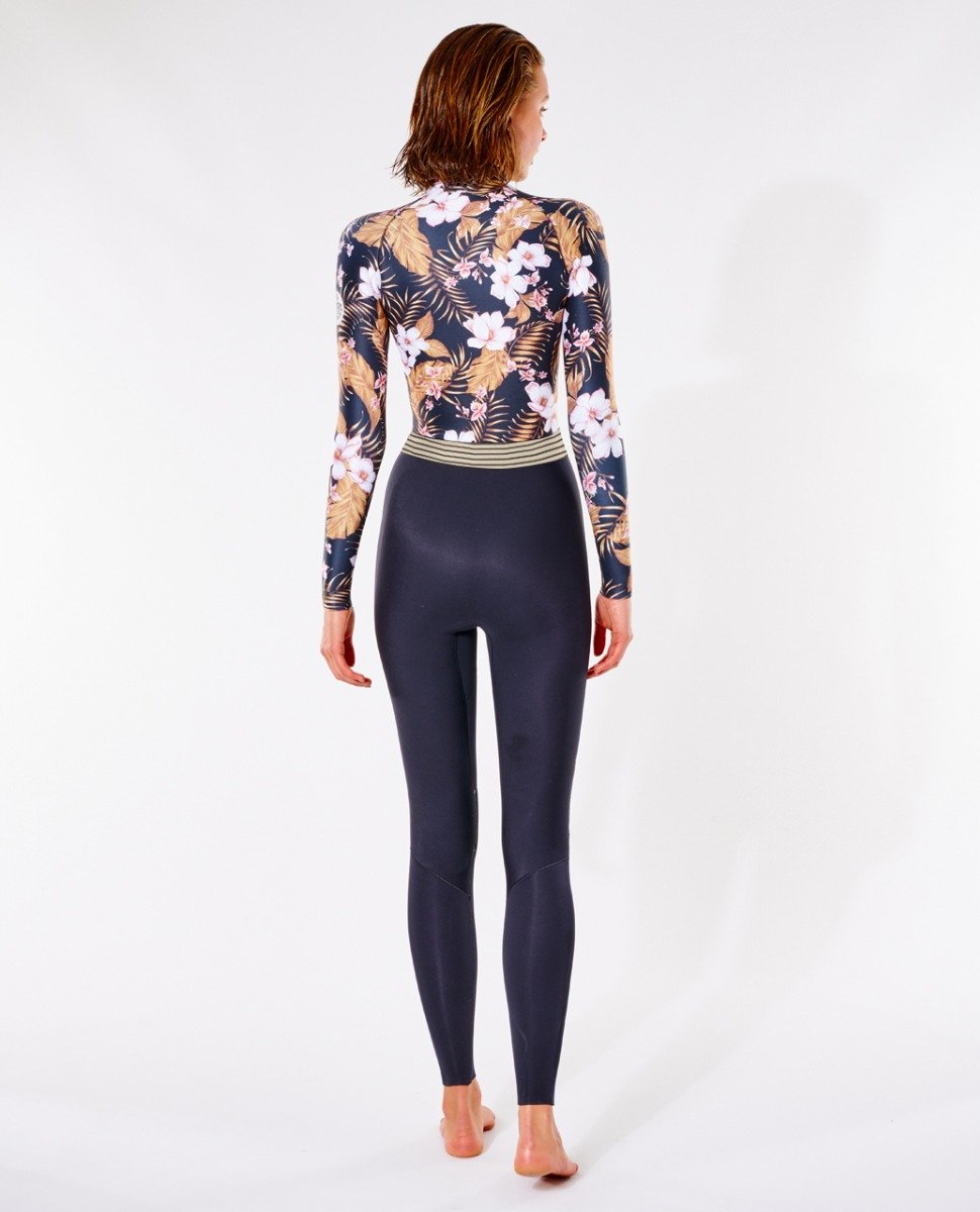 Rip Curl G-Bomb 2mm Front Zip Women's Wetsuit 2023 - Black / Gold