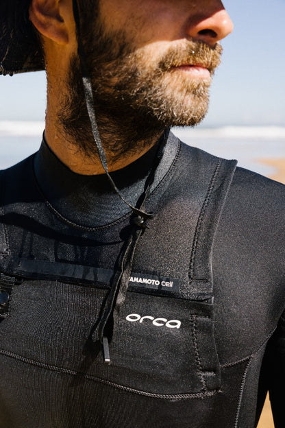 Orca Tango 3/2mm Men's Surf Chest Zip Wetsuit 2024 - Black