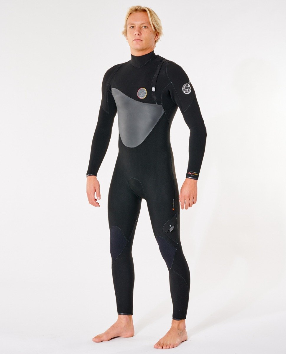 Rip Curl Flashbomb Heat Seeker 5/3mm Mens Zip Free Wetsuit - Front