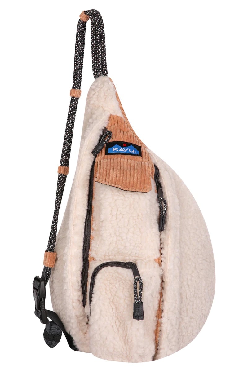 Kavu Mini Rope Snug Crossbody Bag in Blush Cloud