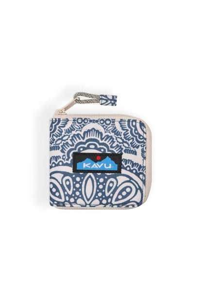 Kavu Zip Around Wallet in Divine Damask
